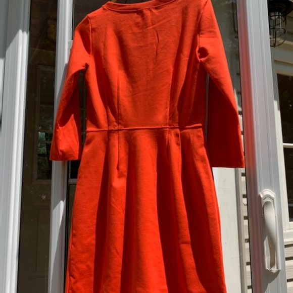 Orange Simple Dress - Picture 1 of 3